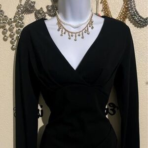 Black Rouched Bodycon dress